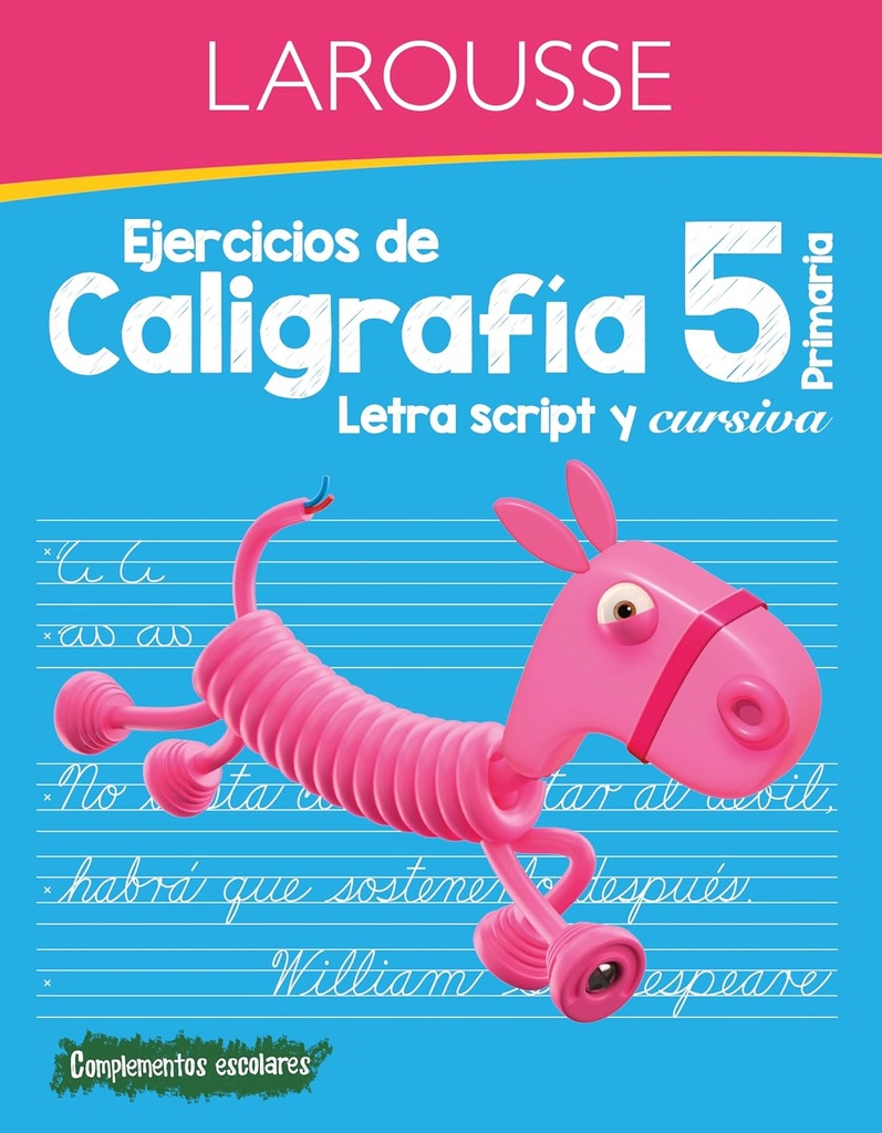 Ejercicios de Caligrafía 5° de primaria