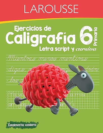 Ejercicios de Caligrafía 6° de primaria