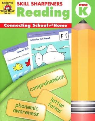 Skill Sharpeners Reading, Grade PreK