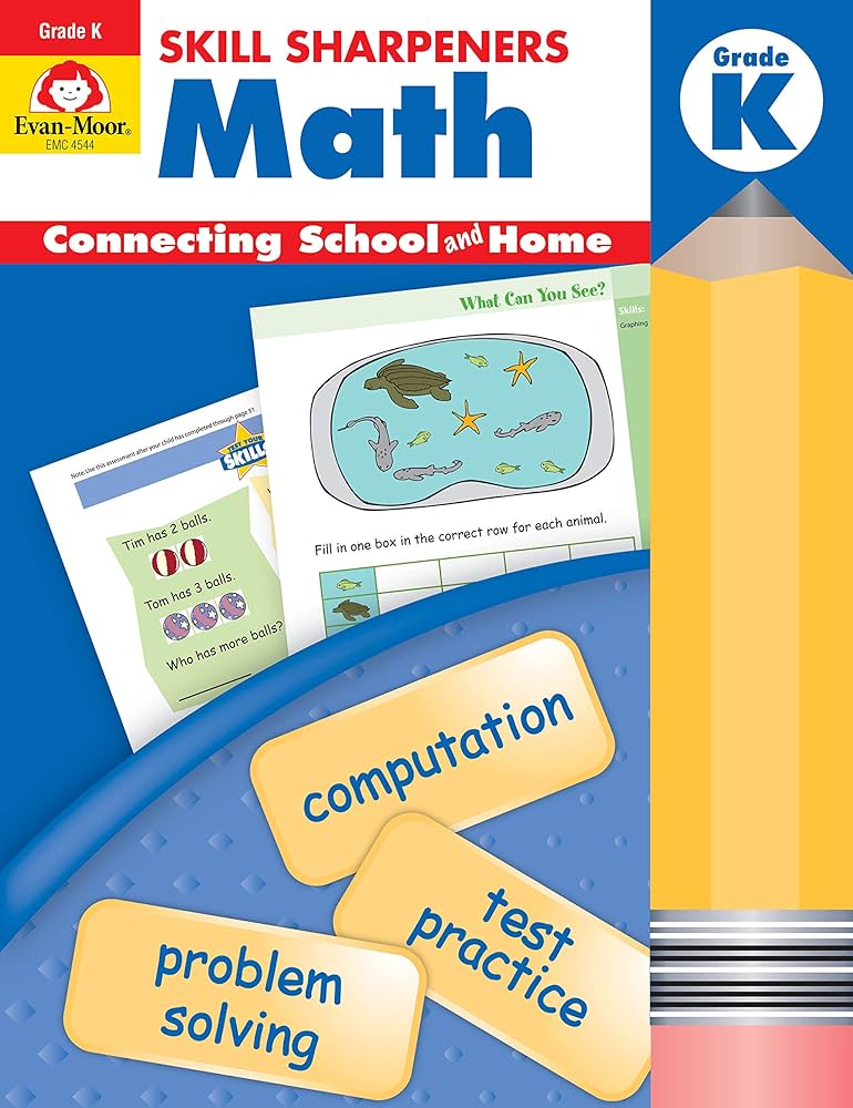 Skill Sharpeners Math, Grade PreK