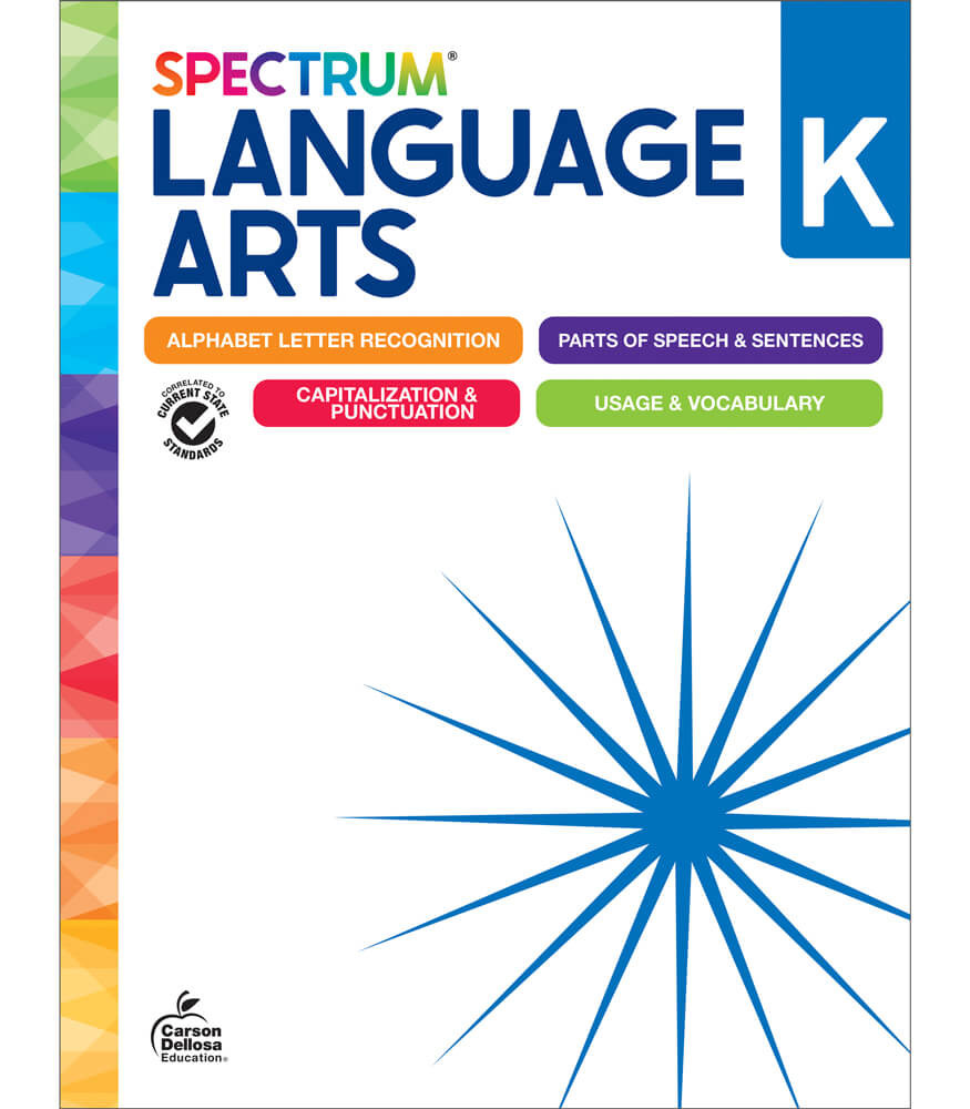 Spectrum Language Arts Kindergarten Wbk