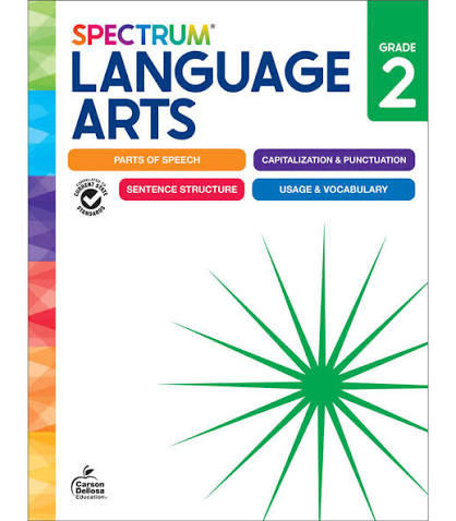 Spectrum Language Arts Grade 2 Wbk