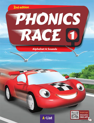 [9791169518116] Phonics Race 1 SB with App/WB  (2nd Edition)