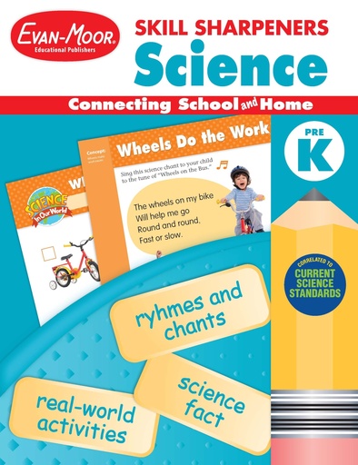 [9781629381510] Skill Sharpeners Science, Grade PreK