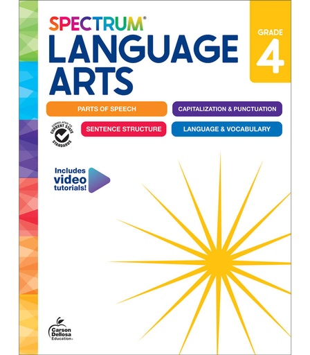 [9781483871387] Spectrum Language Arts Grade 4 Wbk