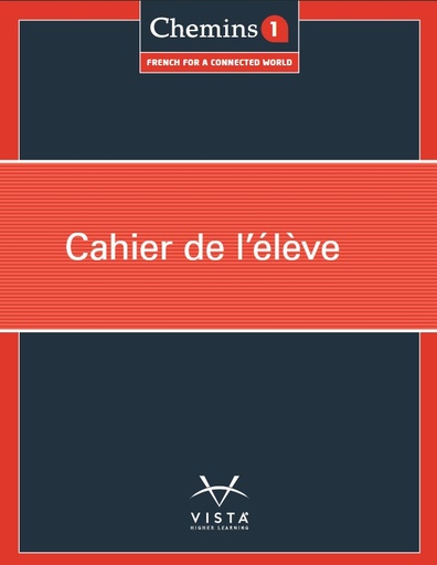 [9781669930372] CHEMINS 1 Cahier de L'eleve Workbook